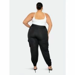 Buxom Couture Jogger Pants With Waistband Accent Black -Nike Shop unnamed file 841