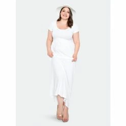 Buxom Couture Seamless T-shirt Maxi Dress Dresses White 8 Buxom Couture Seamless T-shirt Maxi Dress Dresses White -Nike Shop unnamed file 865