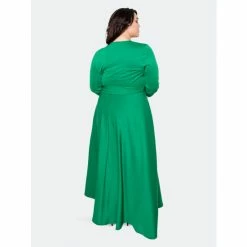 Buxom Couture Everyday Surplice Scuba Maxi Dress Dresses Green -Nike Shop unnamed file 908