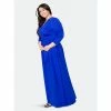 Buxom Couture Everyday Surplice Scuba Maxi Dress Dresses Royal Blue -Nike Shop unnamed file 909