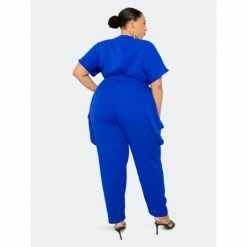 Buxom Couture Obi-Tie Harem Jumpsuit Jumpsuits & Rompers Royal -Nike Shop unnamed file 932