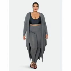 Buxom Couture Supersoft Lounge Set Pants Charcoal Grey -Nike Shop unnamed file 946