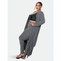 Buxom Couture Supersoft Lounge Set Pants Charcoal Grey -Nike Shop unnamed file 947